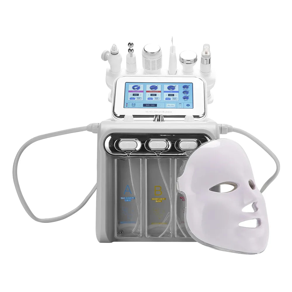 7-in-1 Hydra Dermabrasion Machine: Deep Cleansing Facial